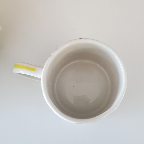 T - Anthropologie Coffee Mug, Monogram Letter T Initial - Picture 3 of 5